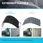 175 Watt 12 Volt Flexible Monocrystalline Solar Panel