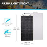 175 Watt 12 Volt Flexible Monocrystalline Solar Panel