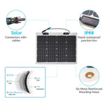 50 Watt 12 Volt Flexible Monocrystalline Solar Panel