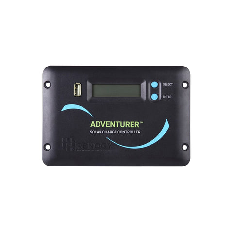 Adventurer Li- 30A PWM Flush Mount Charge Controller w/ LCD Display