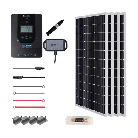 New 400 Watt 12 Volt Solar Premium Kit