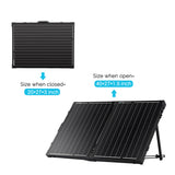 100 Watt 12 Volt Monocrystalline Foldable Solar Suitcase w/o Controller