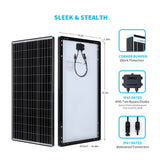 Renogy 100 Watt 12 Volt Monocrystalline Solar Panel