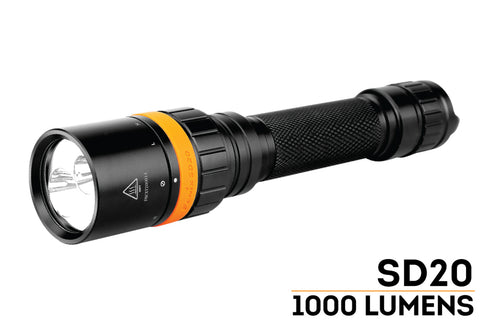 Fenix SD20 LED Dive Light 1000 Lumens