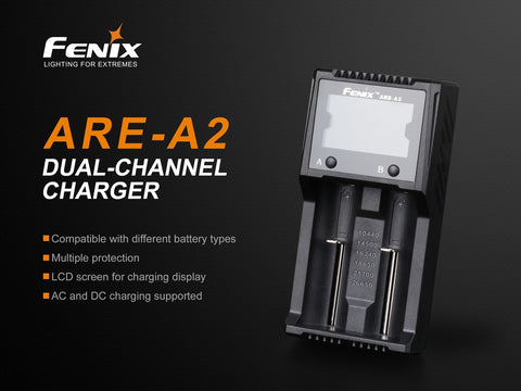 Fenix ARE-A2 Dual Channel Smart Battery Charger